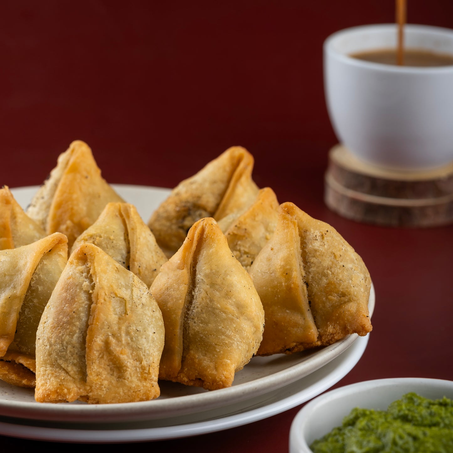 Spiced Punjabi Samosa (Jain)