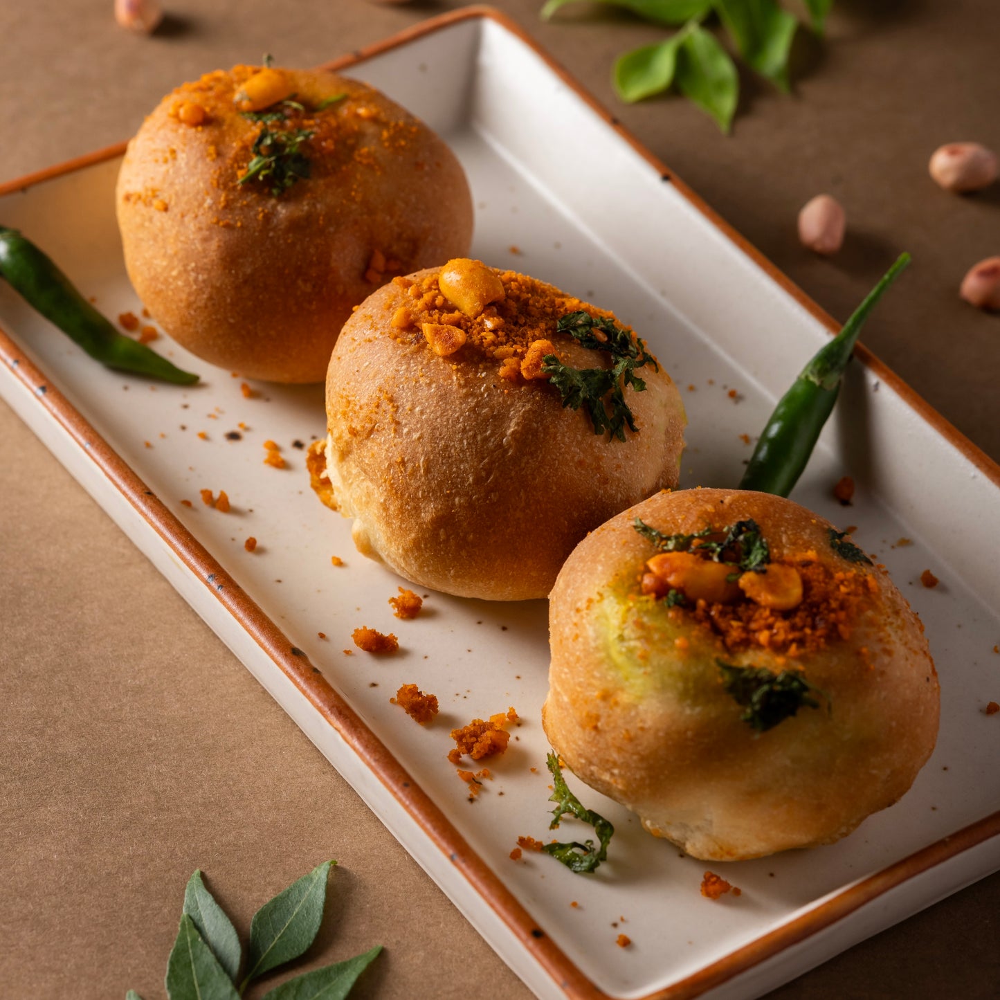 Baked Vada Pav (Jain)